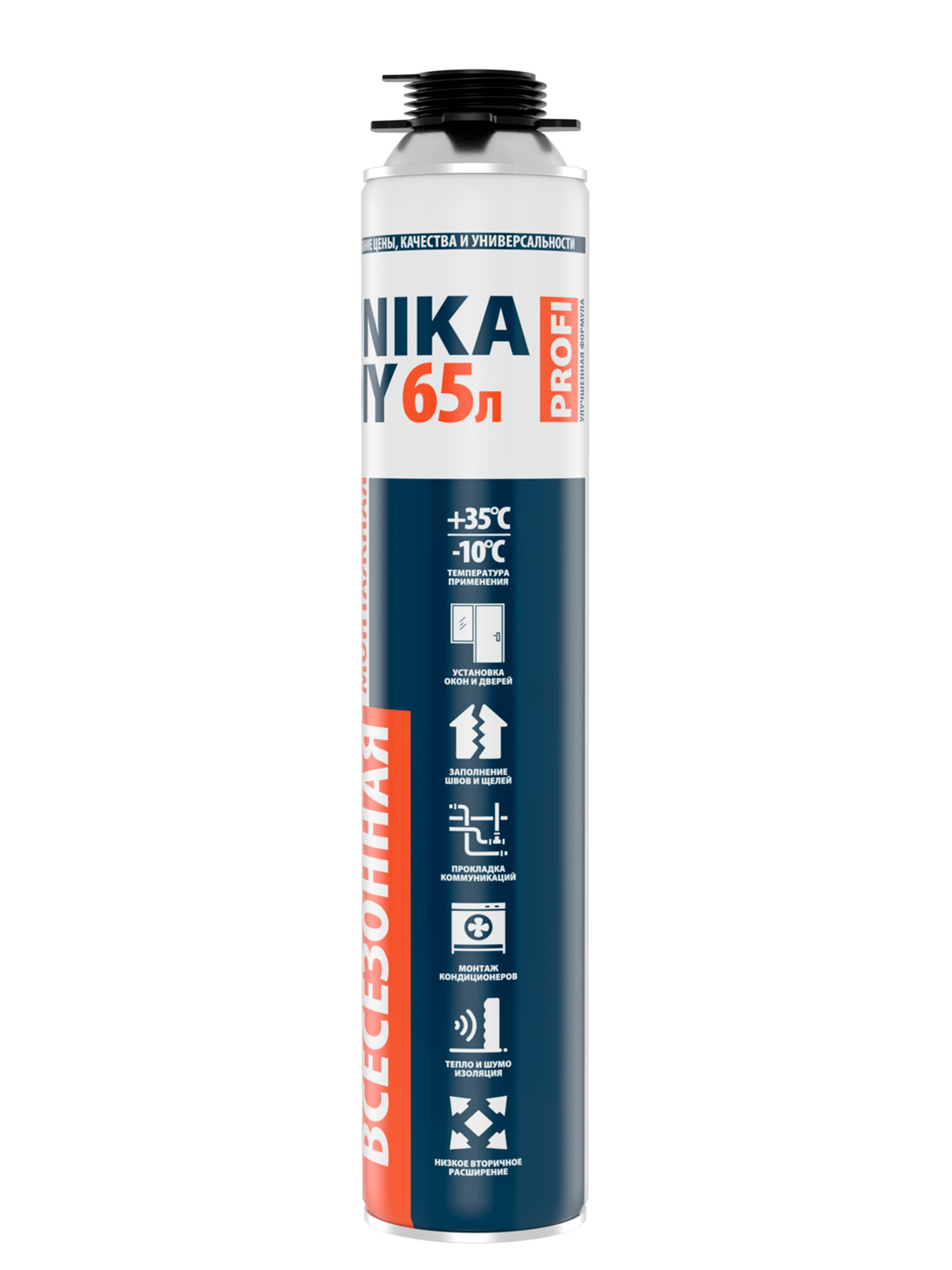 Монтажная пена UNIKA DIY PROFI 65